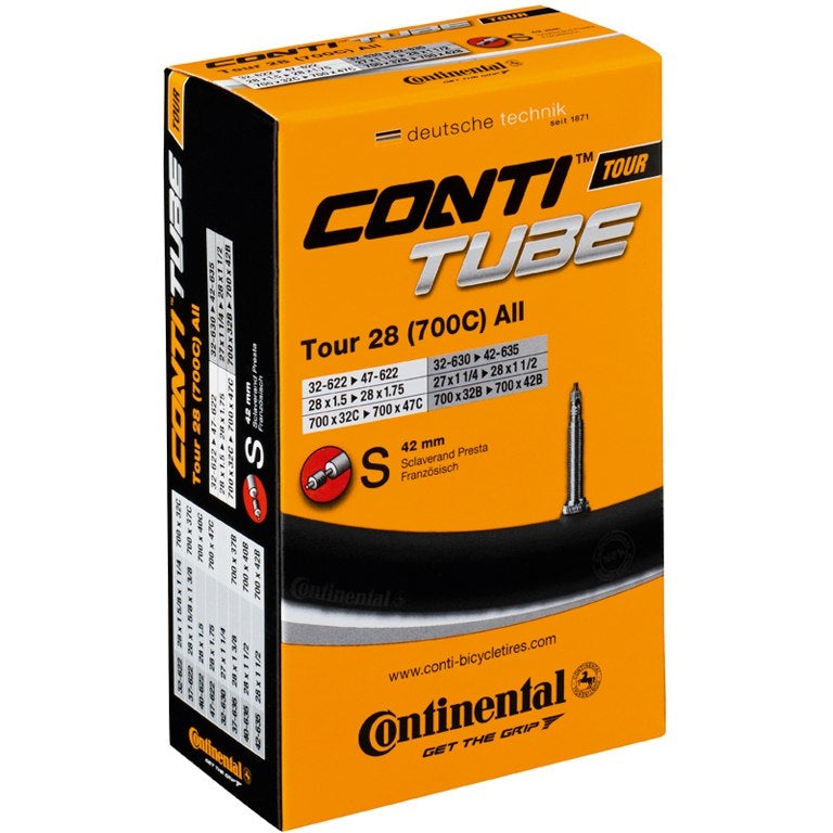 Continental Tour 28 ALL Inner Tube - Presta - 700x32/47 42mm