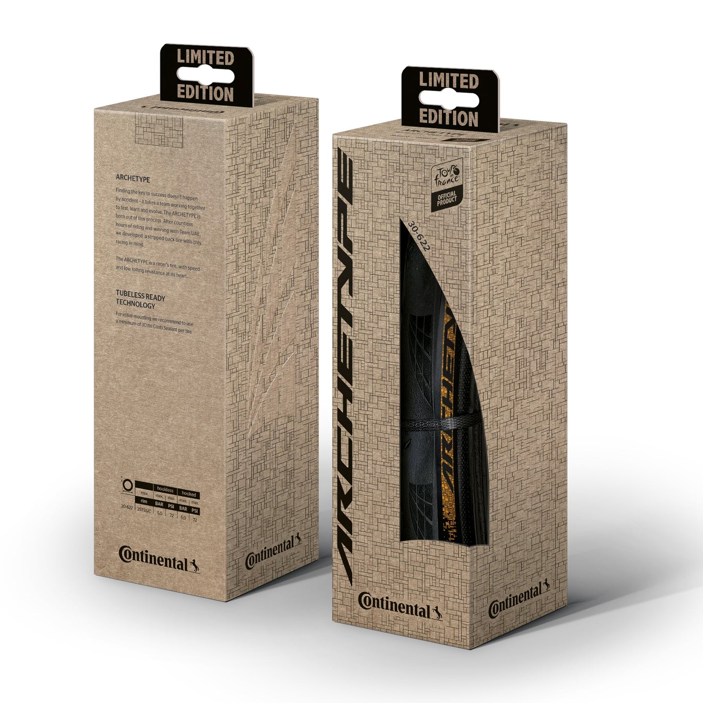 Continental Archetype - LIMITED EDITION - TR- Folding Tyre 700x30