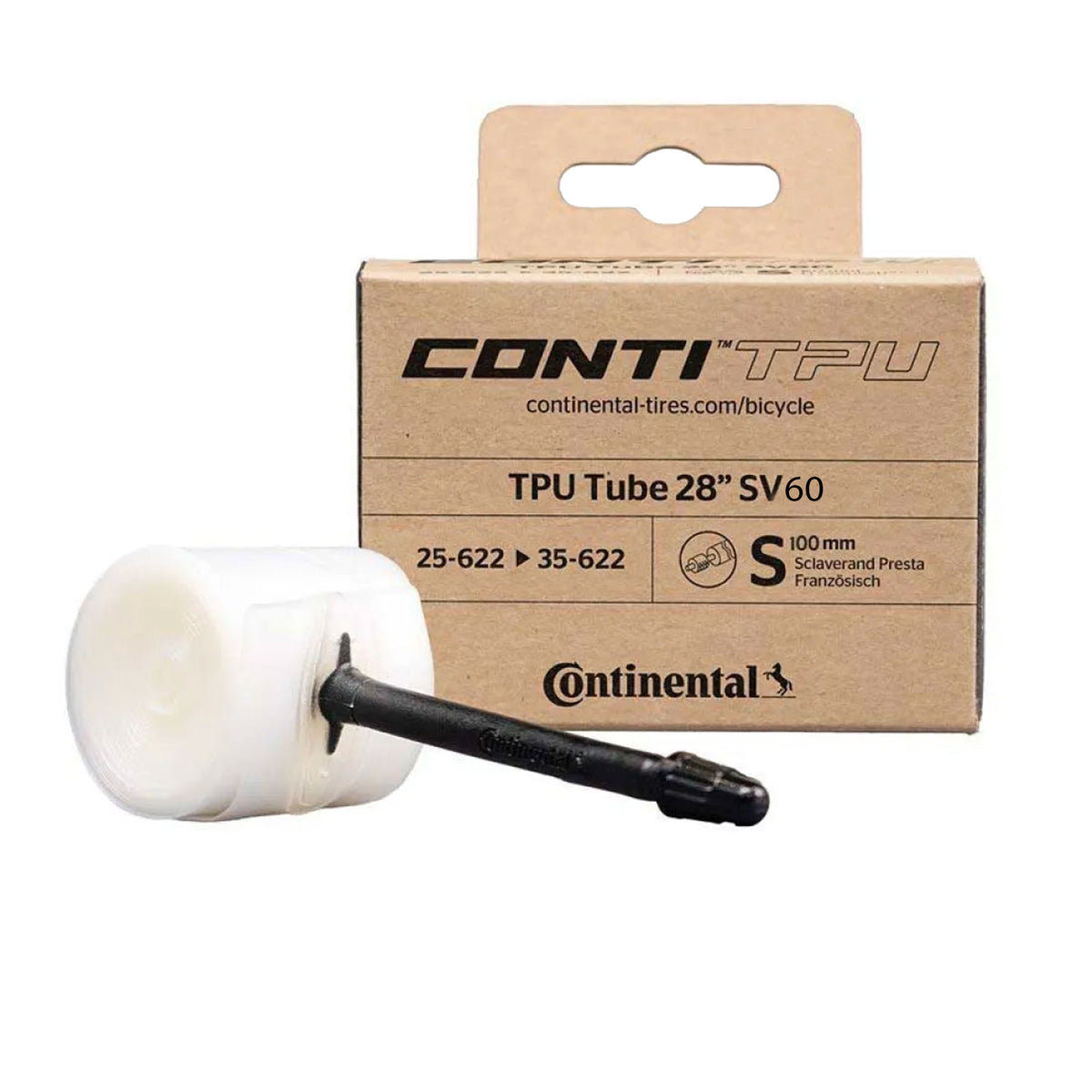 Continental TPU Inner Tube - Presta - 700x25/32 60mm