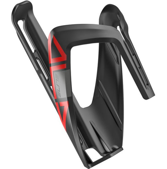 Elite ALA Bottle Cage - Black/Red