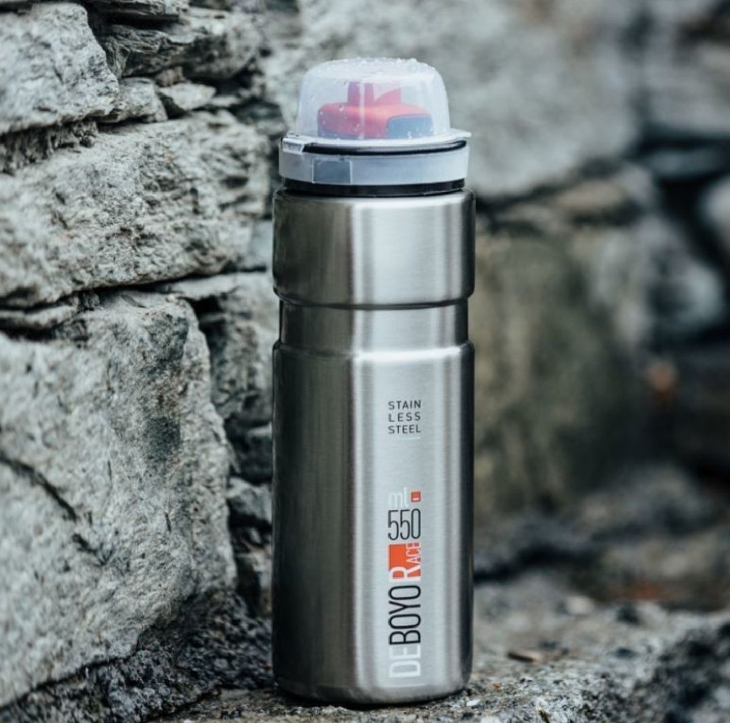 Elite Deboyo Race Stainless Steel Vacuum Water Bottle - 550ml (12 hours thermal)