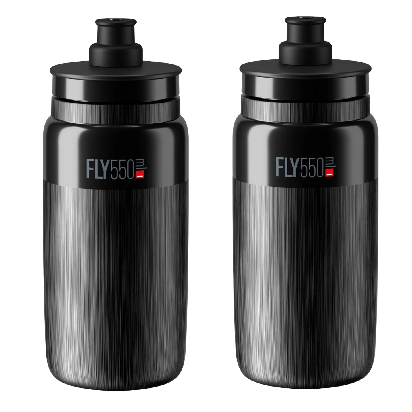 2 x Elite Fly Tex Water Bottles - Choice of Colours 550ml