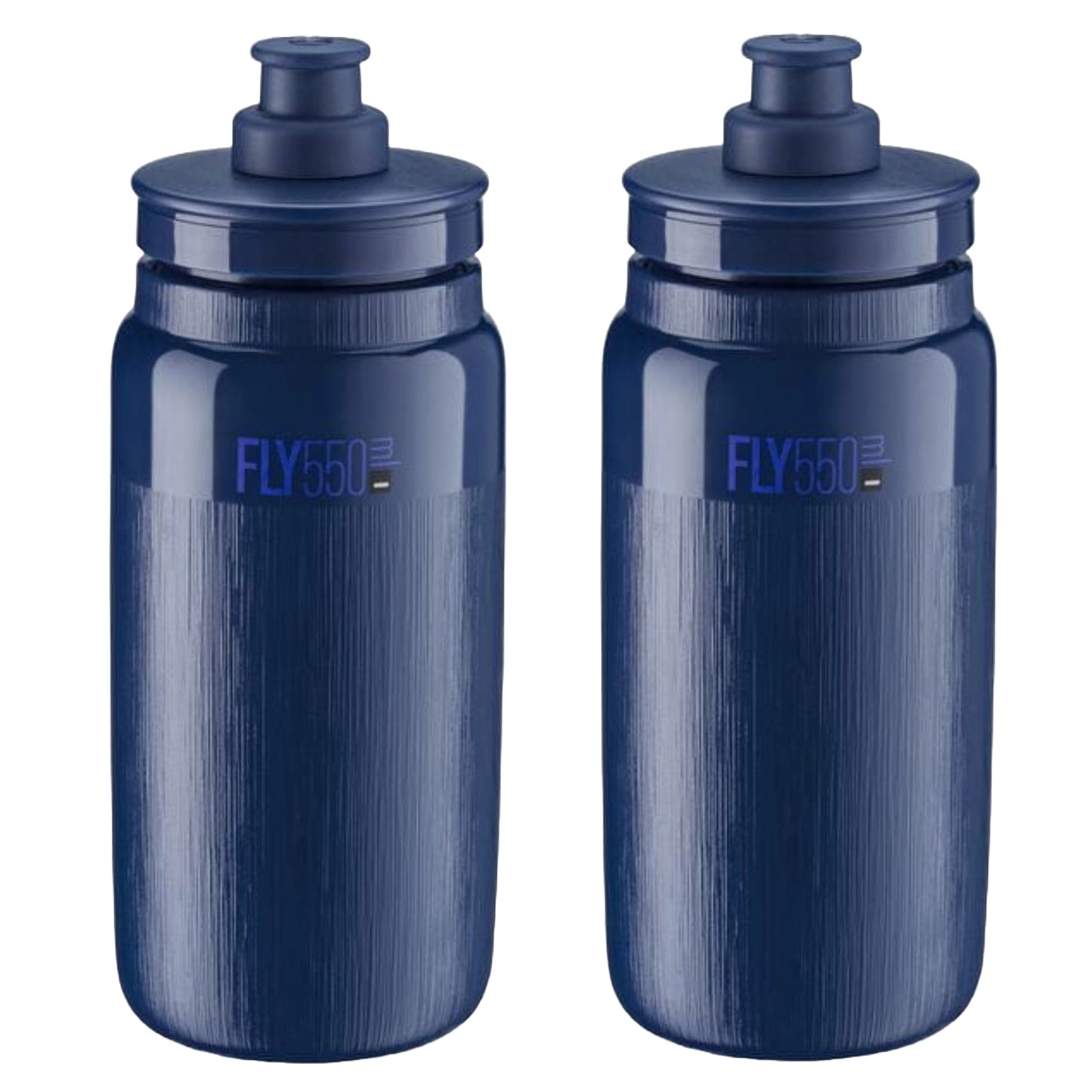2 x Elite Fly Tex Water Bottles - Choice of Colours 550ml