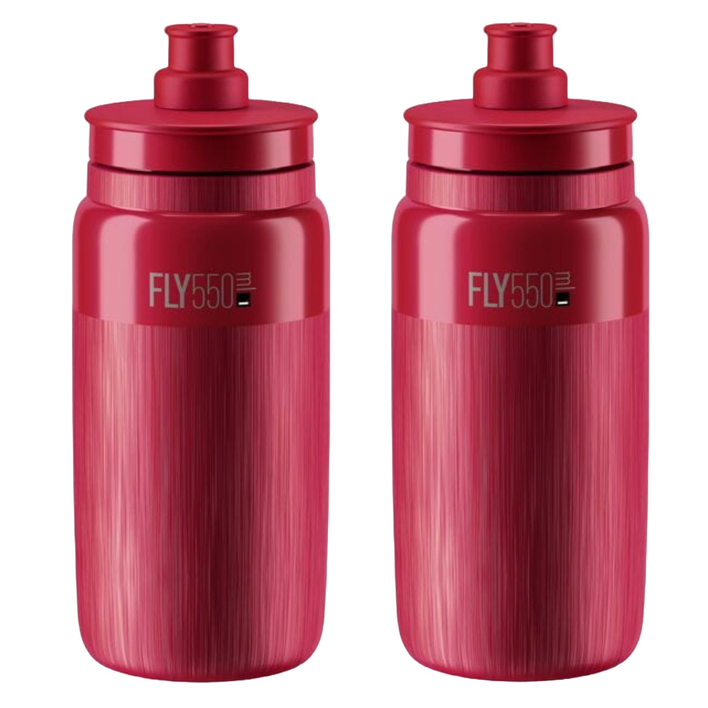 2 x Elite Fly Tex Water Bottles - Choice of Colours 550ml