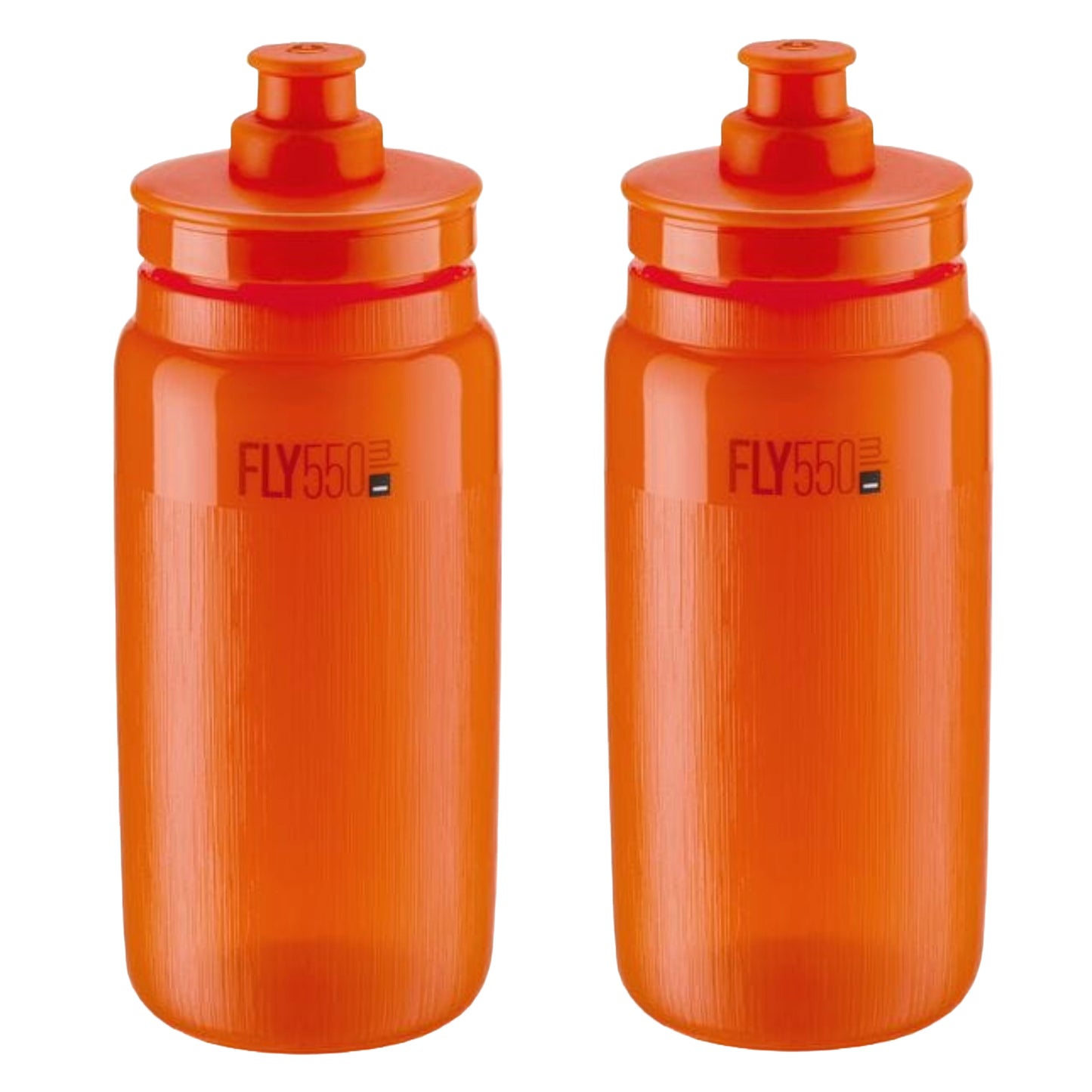 2 x Elite Fly Tex Water Bottles - Choice of Colours 550ml