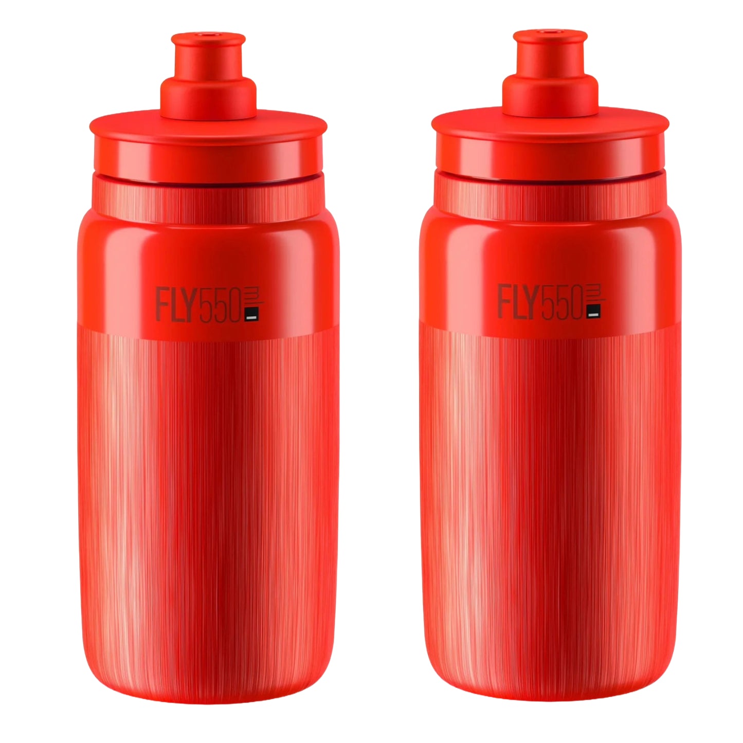 2 x Elite Fly Tex Water Bottles - Choice of Colours 550ml