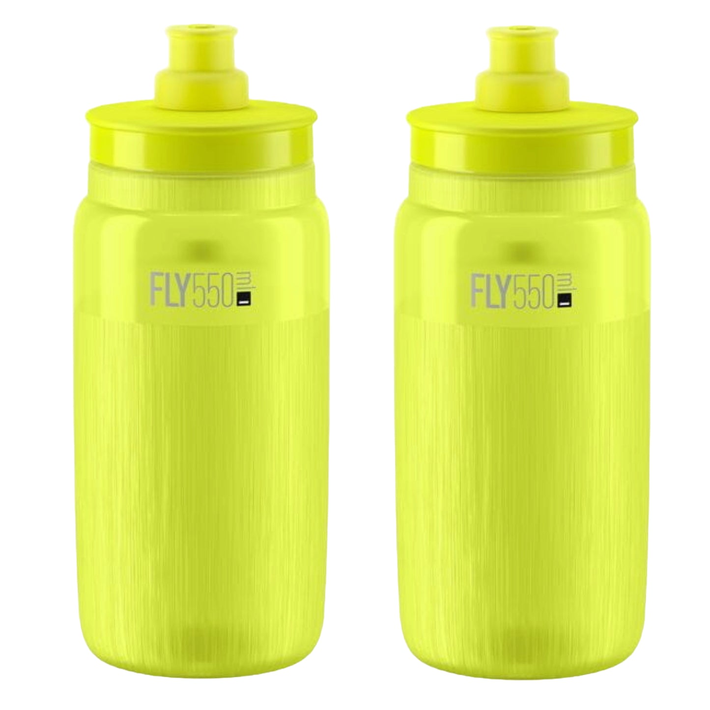 2 x Elite Fly Tex Water Bottles - Choice of Colours 550ml