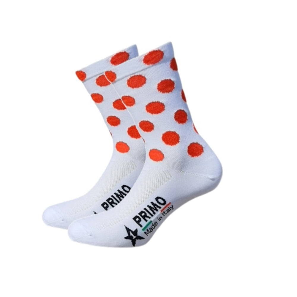 Primo Breathable Cycling Socks - Polka