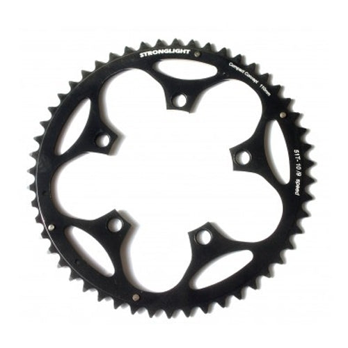 Stronglight Dural 5083 9/10 Speed Chainrings 110 PCD Black (for Shimano)