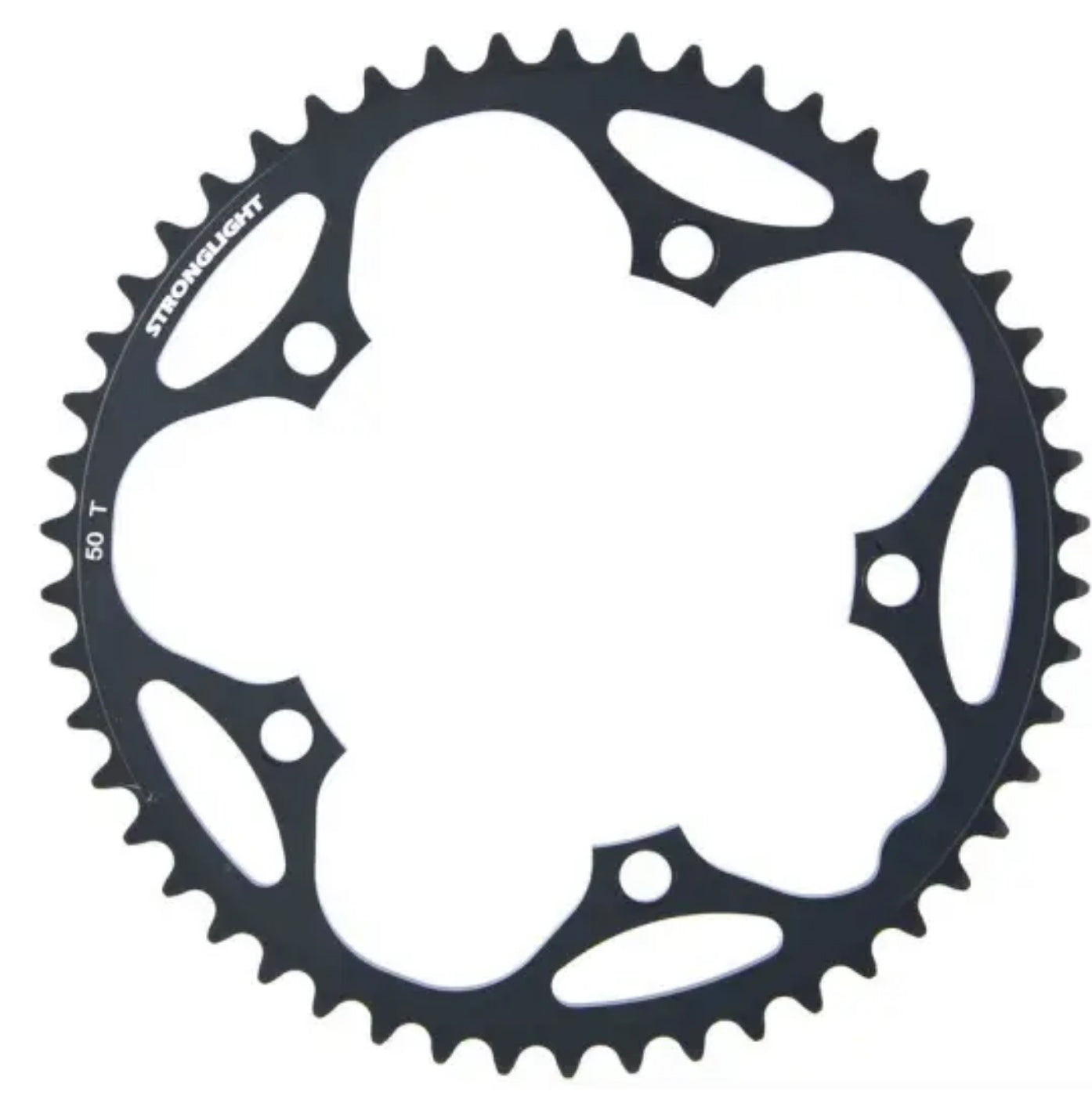 Stronglight Dural 5083 9/10 Speed Chainrings 130 PCD Black (for Shimano)