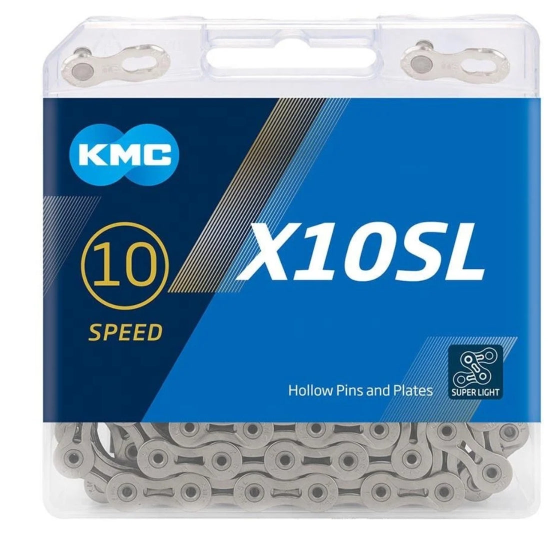 KMC X10SL Silver 10 Speed Chain
