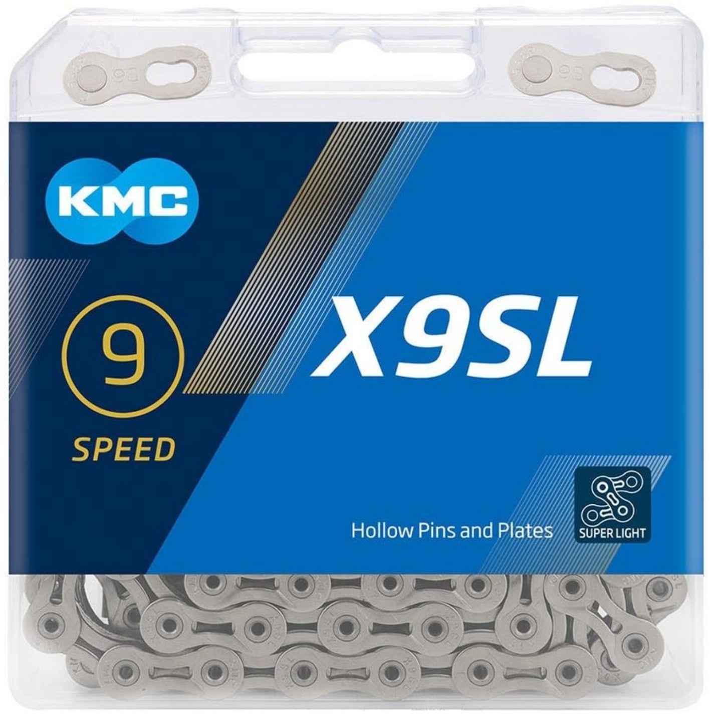 KMC X9SL Silver 9 Speed Chain