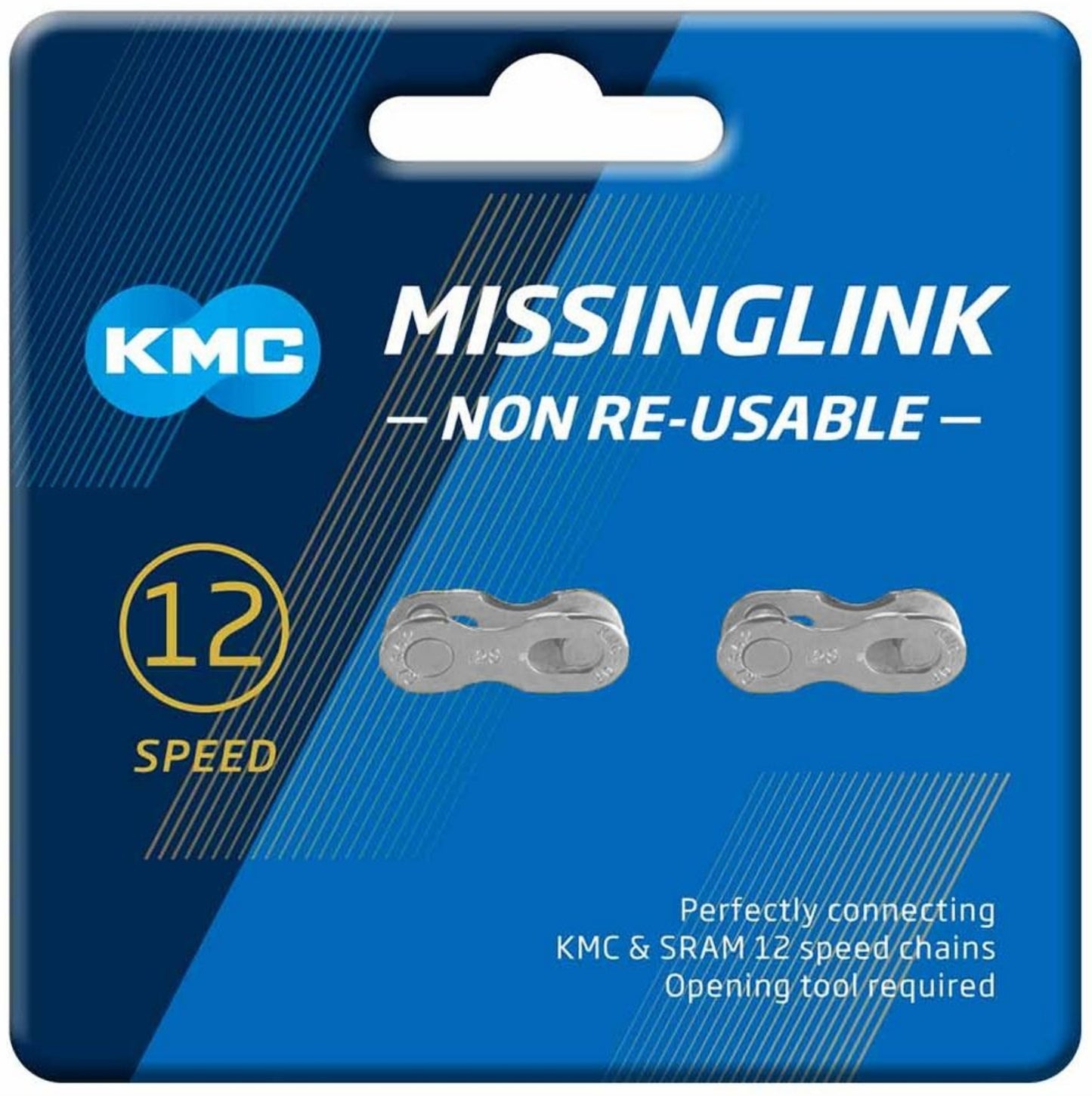 KMC Non Reuseable MissingLink 12 Speed Silver