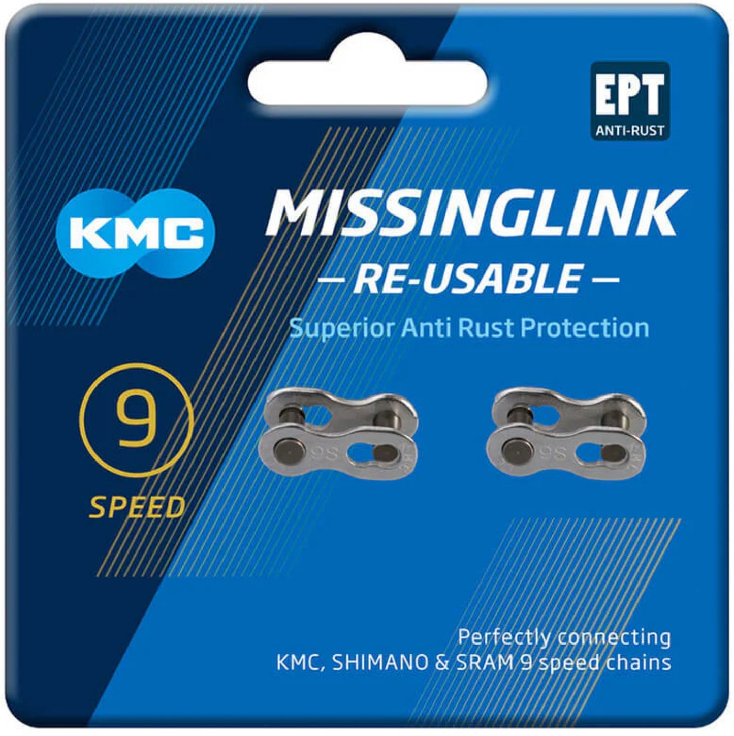 KMC Reuseable MissingLink 9 Speed Silver