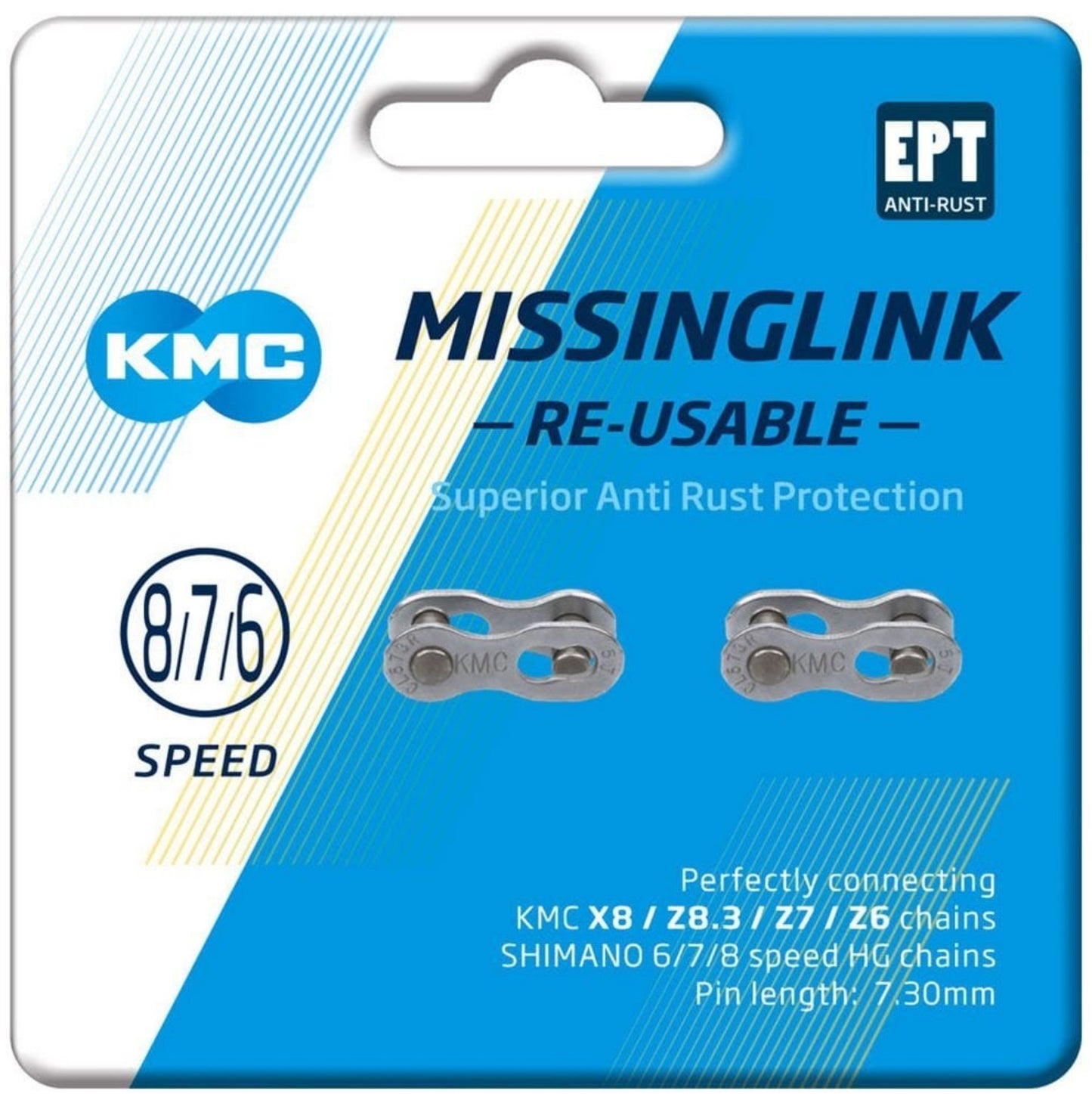 KMC Reuseable MissingLink 7/8 Speed Silver