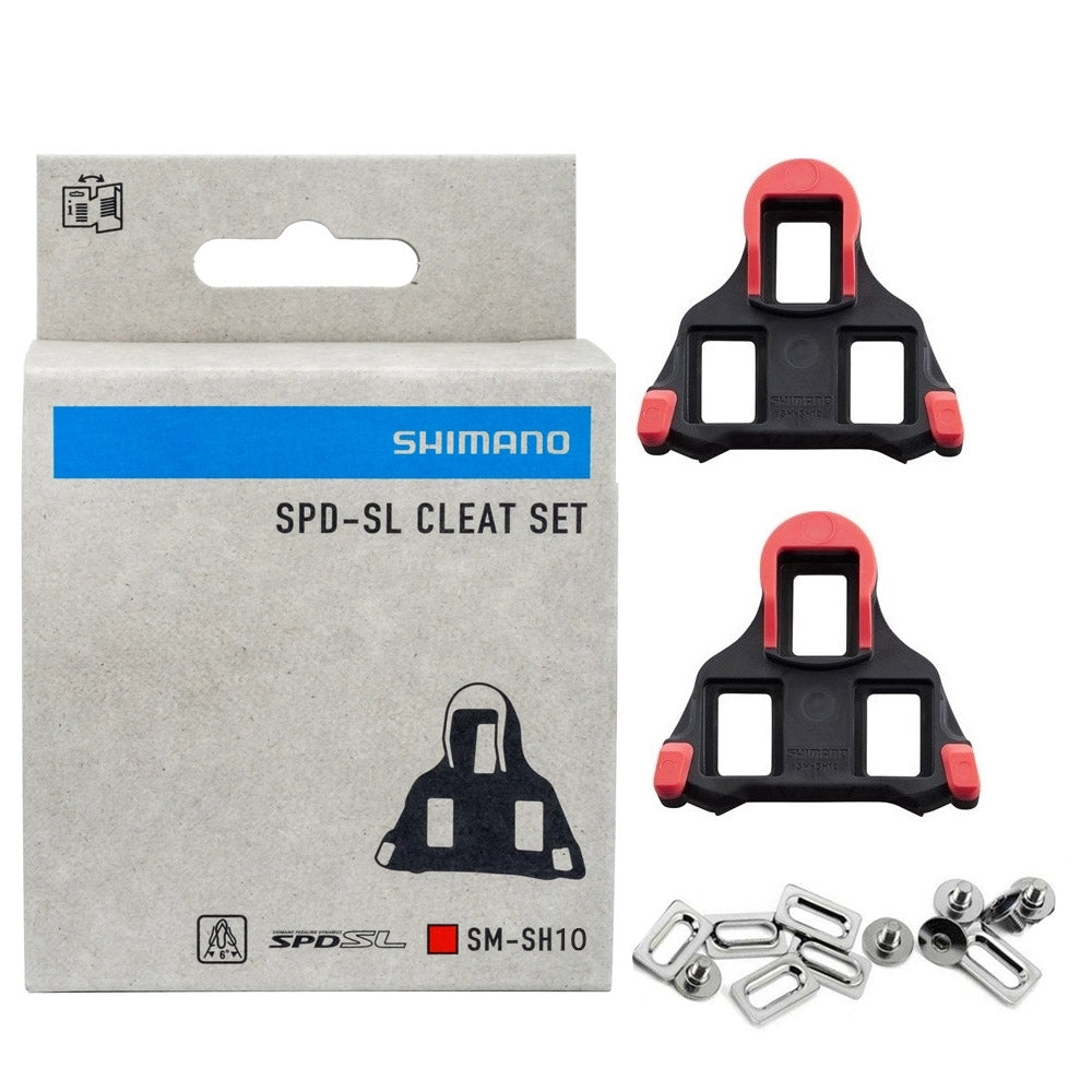 Shimano SH-10 Road SPD-SL Cleats (Fixed / 0 Degree)