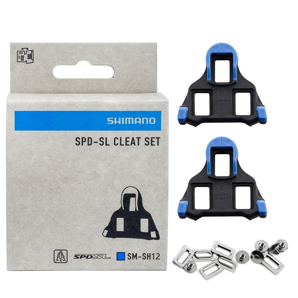 Shimano SH-12 Road SPD-SL Cleats (2 Degree)