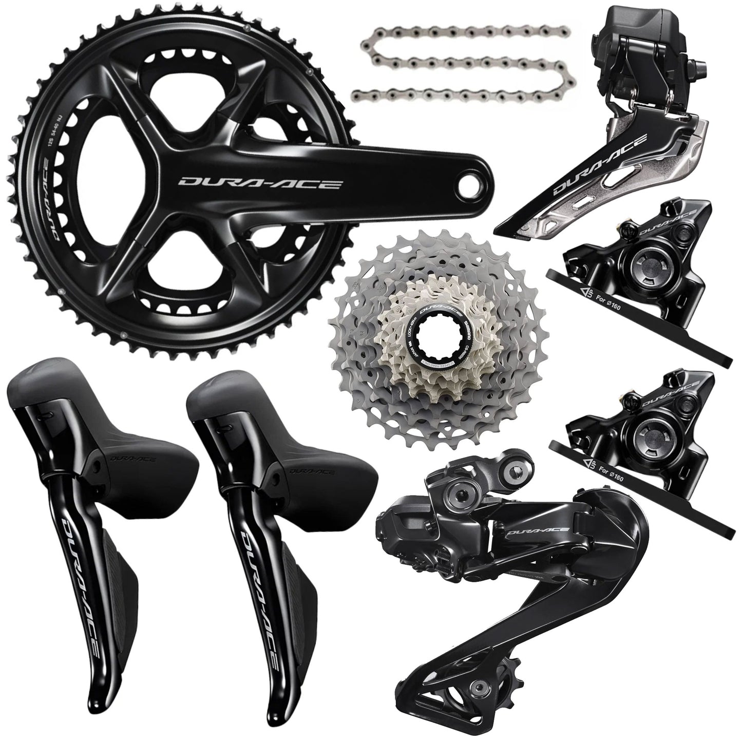 Shimano Dura Ace R9270 Di2 Hydro Disc 12 Speed Groupset