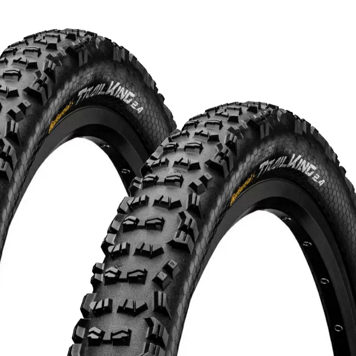 PAIR of Continental Trail King II Performance TR - Folding Tyre 27.5x2.4