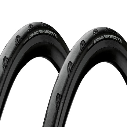 PAIR of Continental GP5000 TT TR - Folding Tyre 700x25