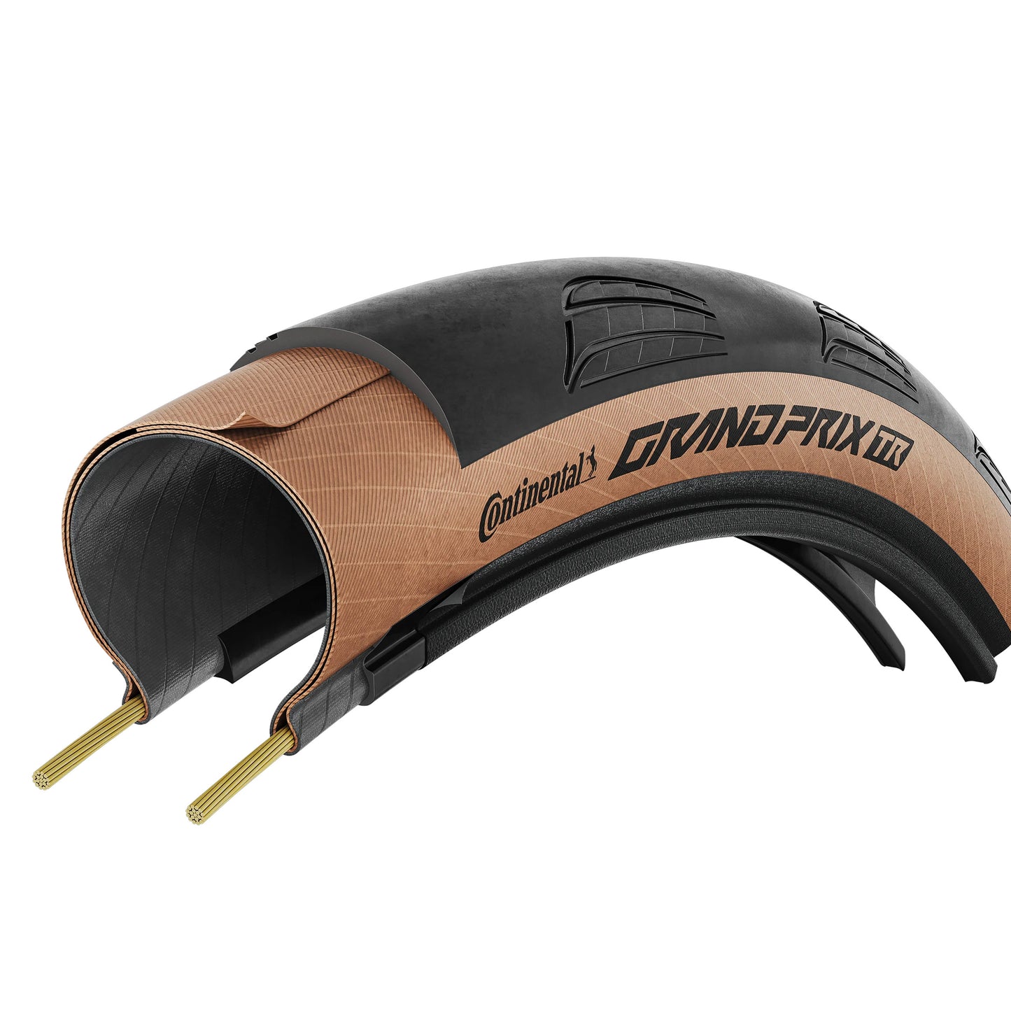 Continental Grand Prix TR Folding Tyre Black/Transparent 700x32