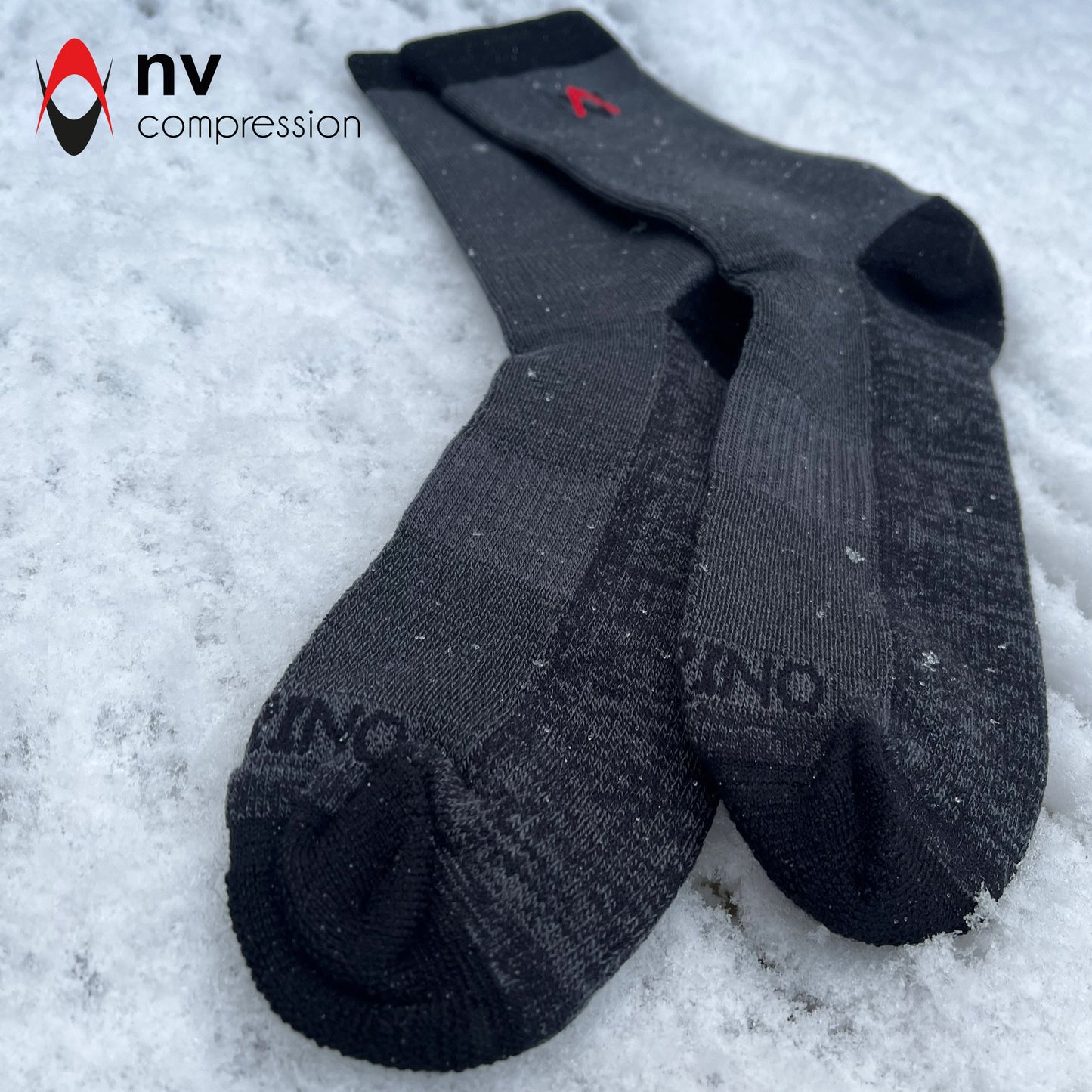 5 x PAIRS of NV Compression Merino Wool Winter Crew Compression Socks