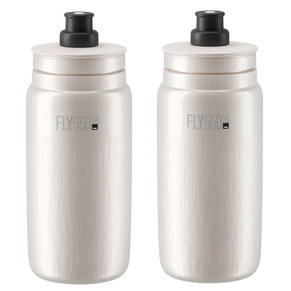 2 x Elite Fly Tex Water Bottles - Choice of Colours 550ml