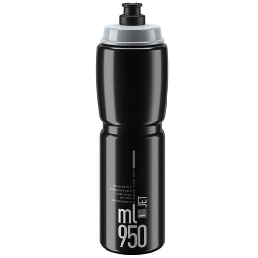 Elite Jet Biodegradable Water Bottle - Black 950ml