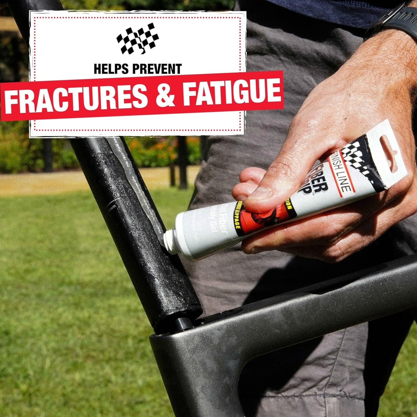 Finish Line Fiber Grip Carbon Fibre Assembly Gel Tube 1.75oz 50ml