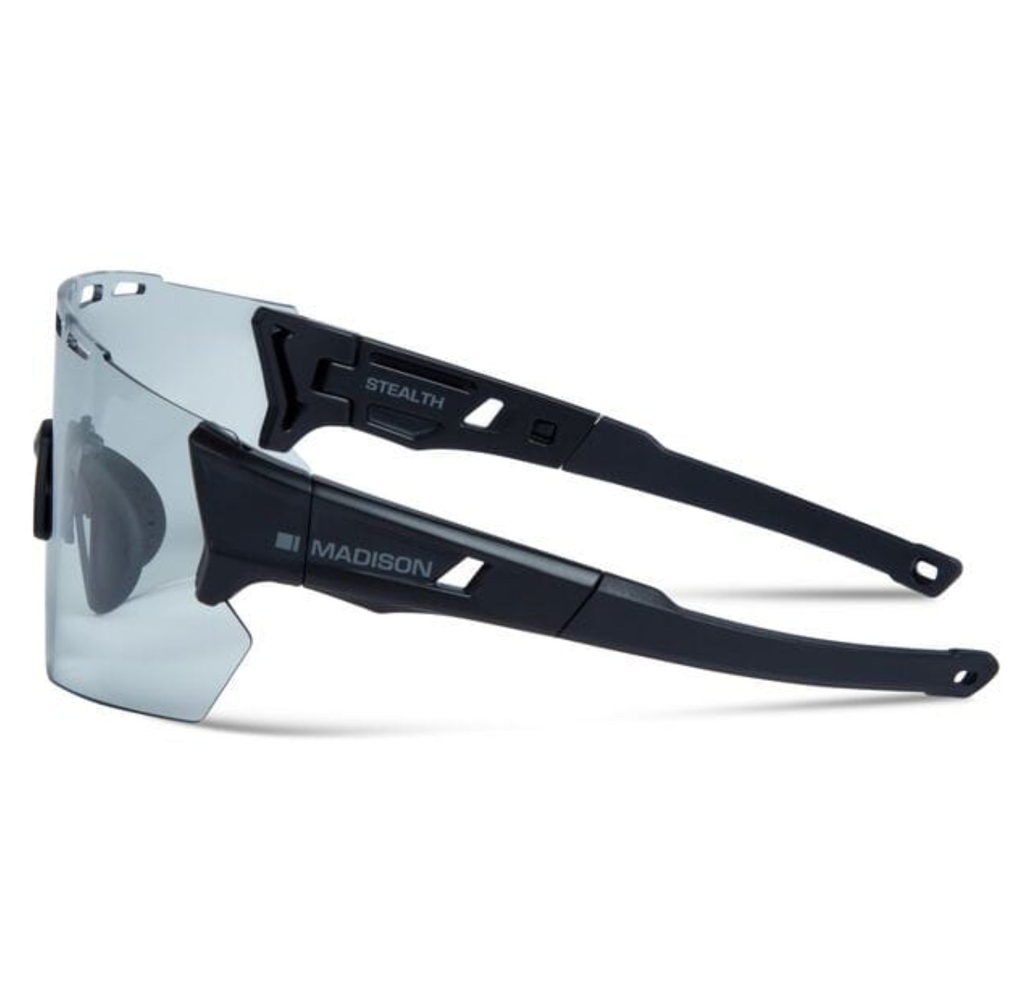 Madison Stealth Matt Black Sunglasses - Photochromic (Cat 1-3) Lens