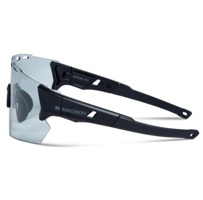 Madison Stealth Matt Black Sunglasses - Photochromic (Cat 1-3) Lens