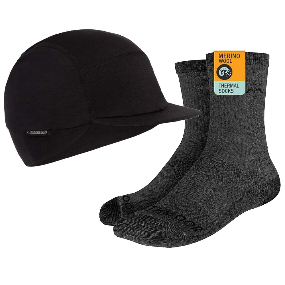 Madison Merino Cap and Rathmoor Merino Crew Socks