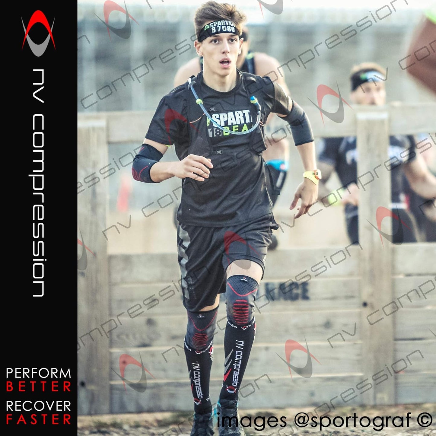 NV Compression Knee Supports - PAIR