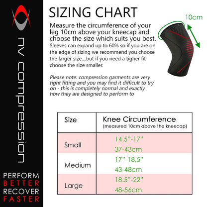 NV Compression Knee Supports - PAIR