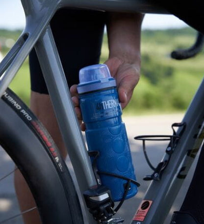 Elite Nano Fly 0-100 Thermal 4 hour Water Bottle - Blue 500ml