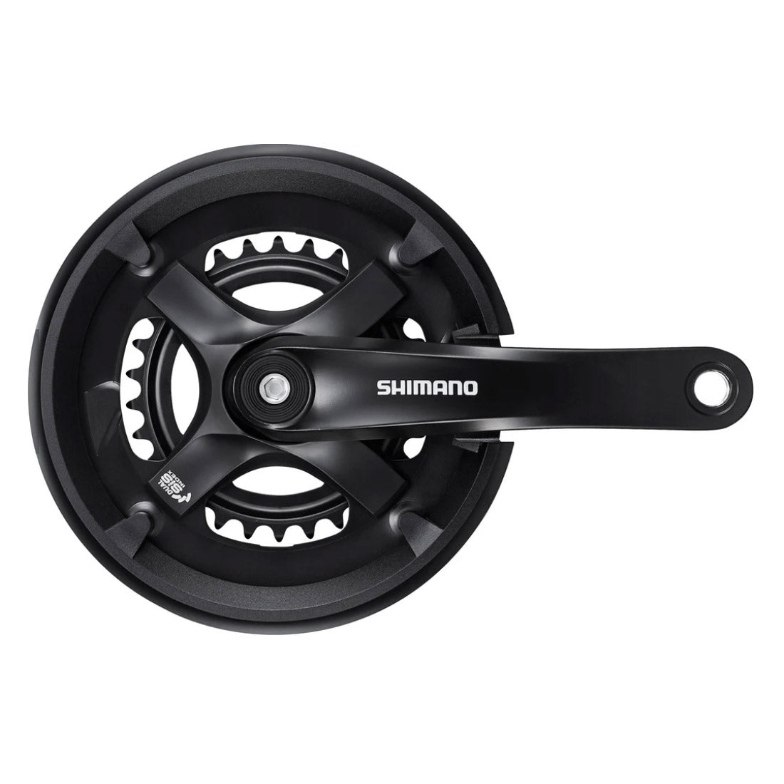 Shimano FC-TY501 7/8sp Square Taper Chainset with Chainguard