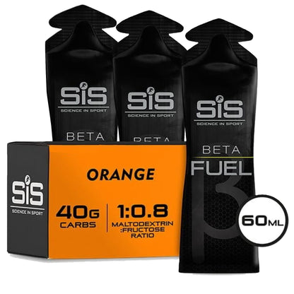 SIS Beta Fuel Energy Gel - 3 x Gels - Orange