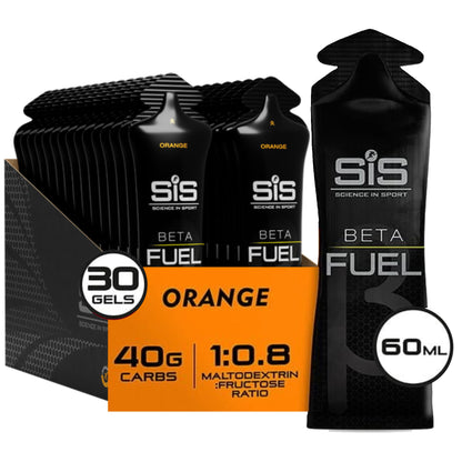 SIS Beta Fuel Energy Gel - Box of 30 Gels - Orange