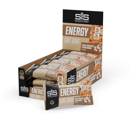 SIS Energy Oat Bar - Box of 12 Bars - White Chocolate Macadamia