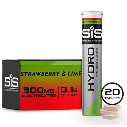 SIS Hydro - Single Tube of 20 Tablets - Strawberry & Lime