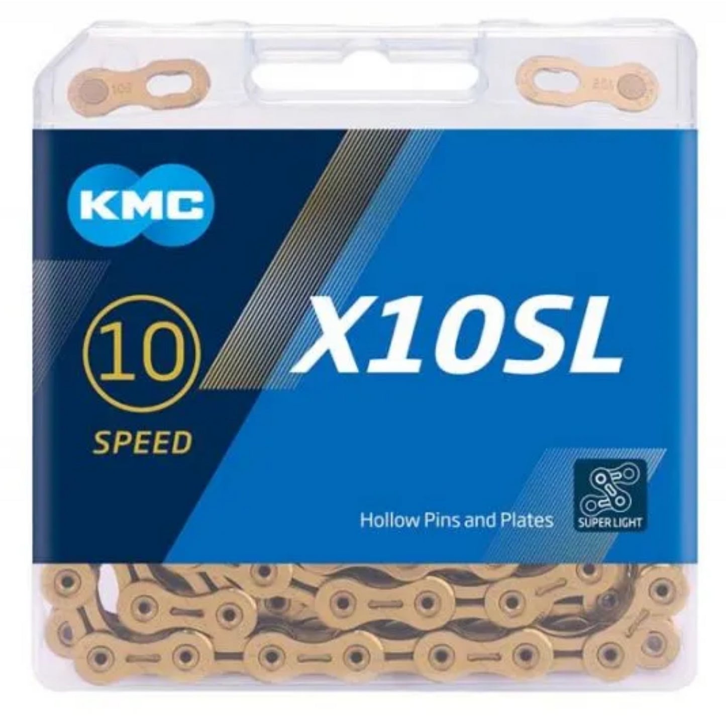 KMC X10SL Ti-N Gold 10 Speed Chain