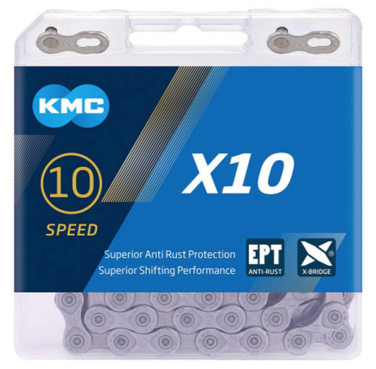 KMC X10 Grey 10 Speed EPT Chain