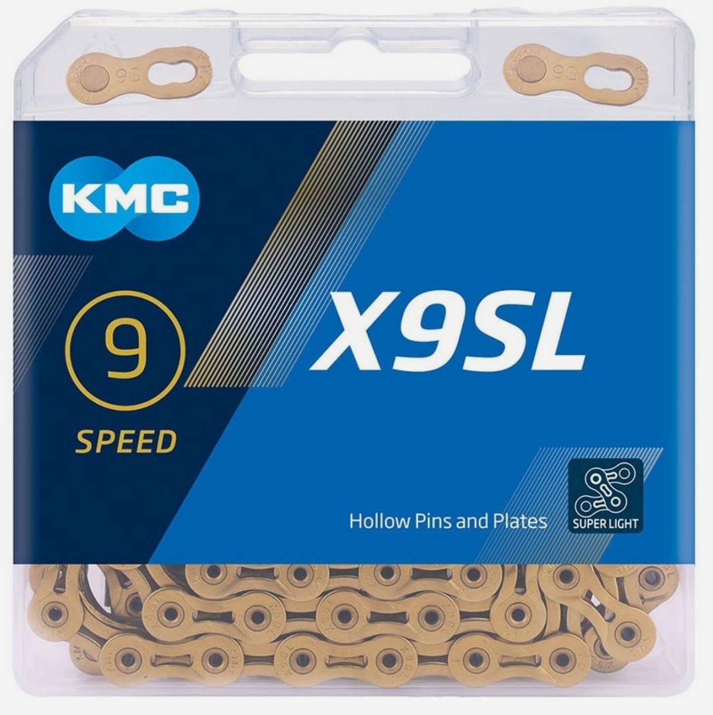 KMC X9SL Ti-N Gold 9 Speed Chain