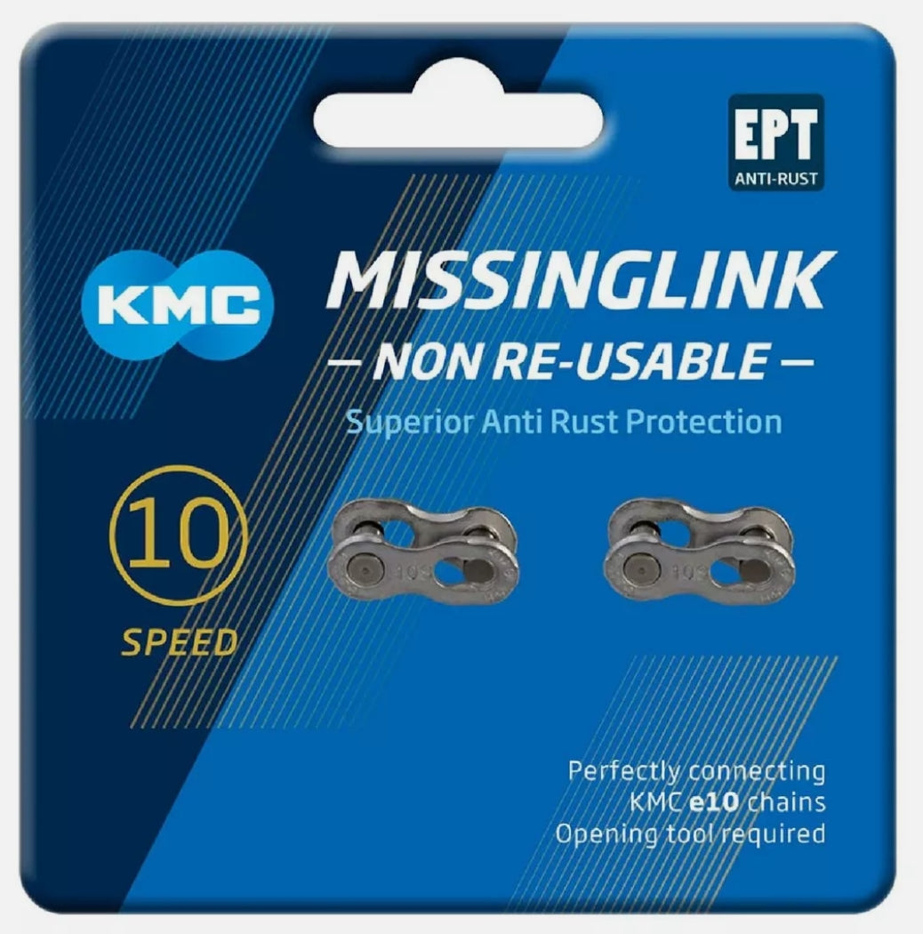 KMC Non Reusable MissingLink 10 Speed Silver