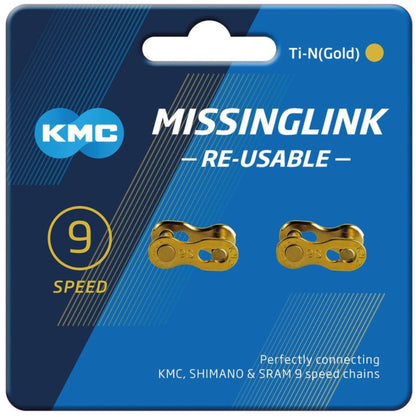 KMC Reuseable MissingLink 9 Speed Gold
