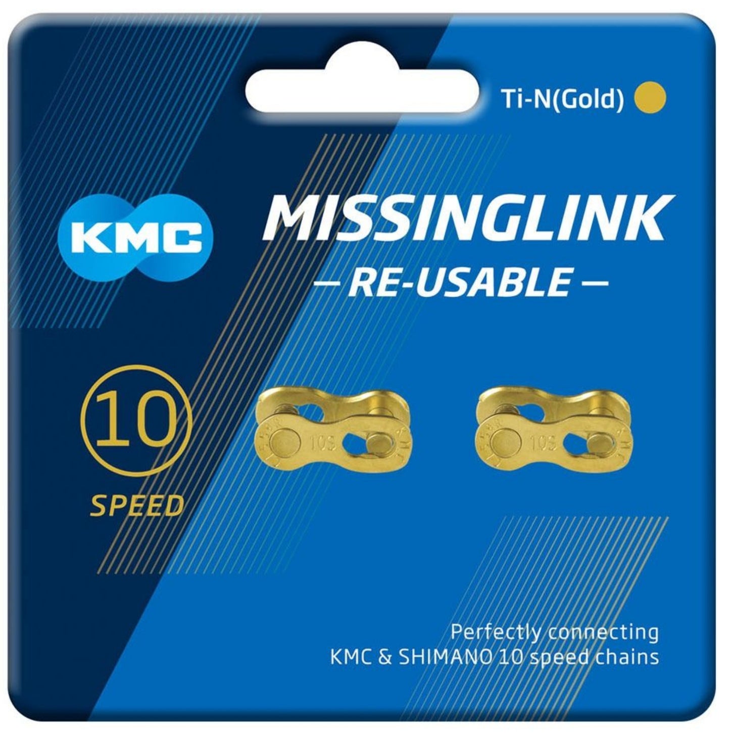 KMC Reuseable MissingLink 10 Speed Gold