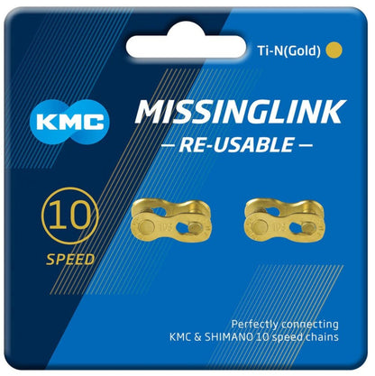 KMC Reuseable MissingLink 10 Speed Gold