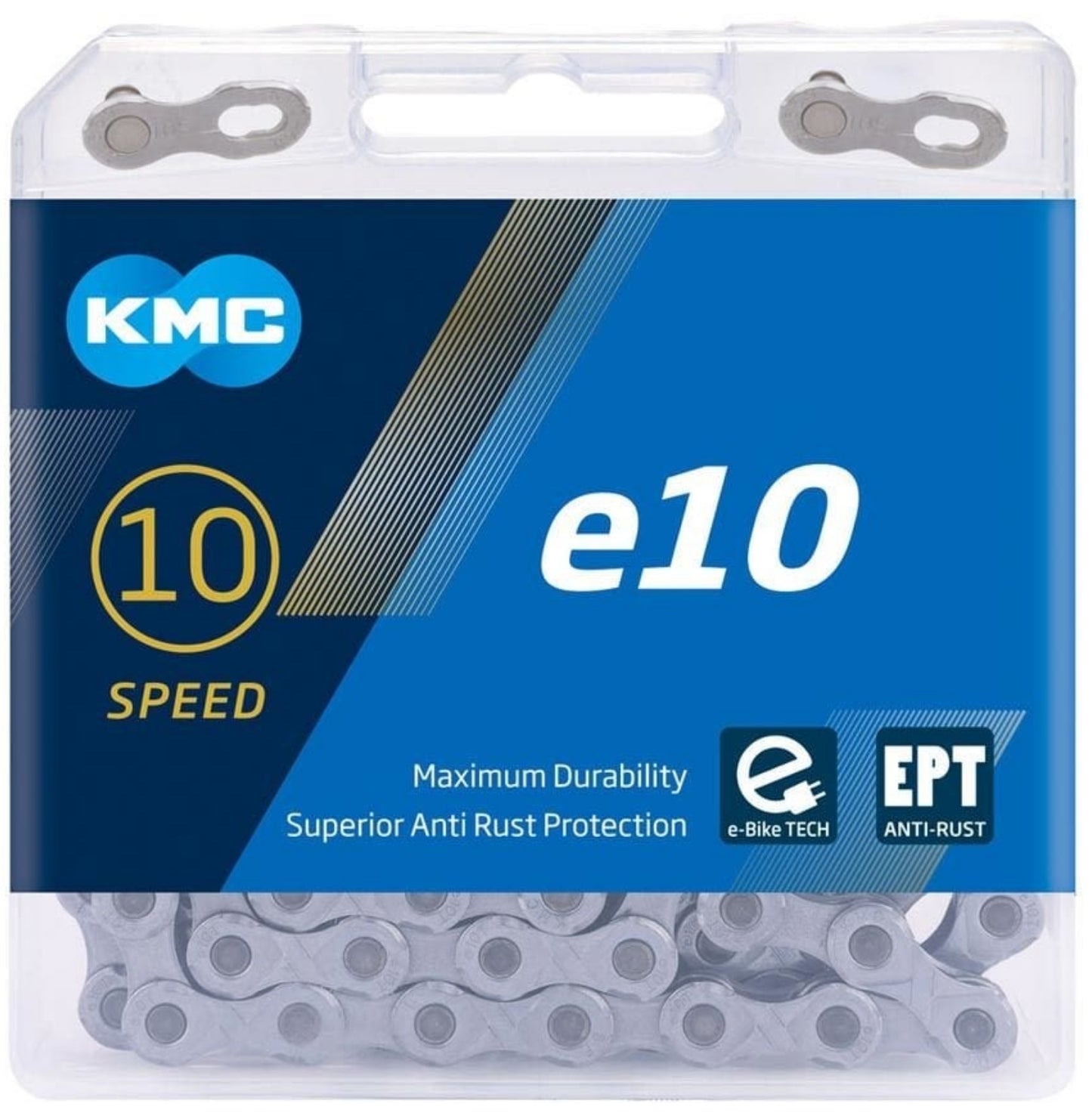 KMC E10 Silver 10 Speed EPT Chain