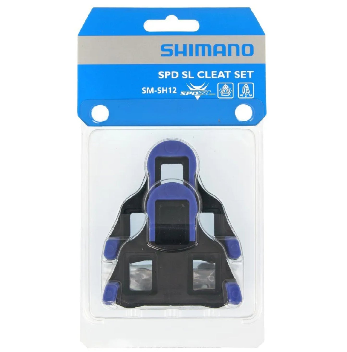 Shimano SH-12 Road SPD-SL Cleats (2 Degree)