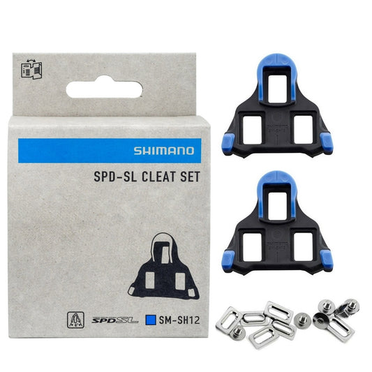 Shimano SH-12 Road SPD-SL Cleats (2 Degree)